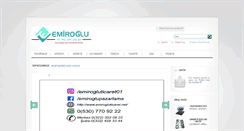 Desktop Screenshot of emirogluticaret.net